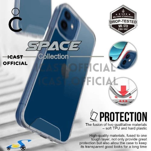 Case iPhone 13–13 Pro Max Clear Slim Space Collection Case