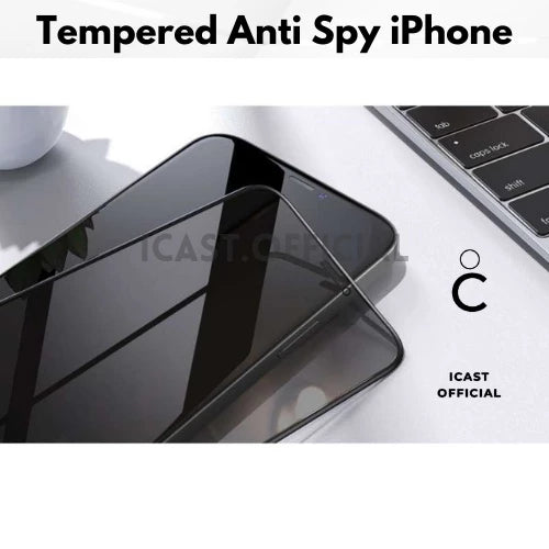Anti Spy iPhone 7 - 16 Pro Max Tempered Glass iPhone Privacy Screen