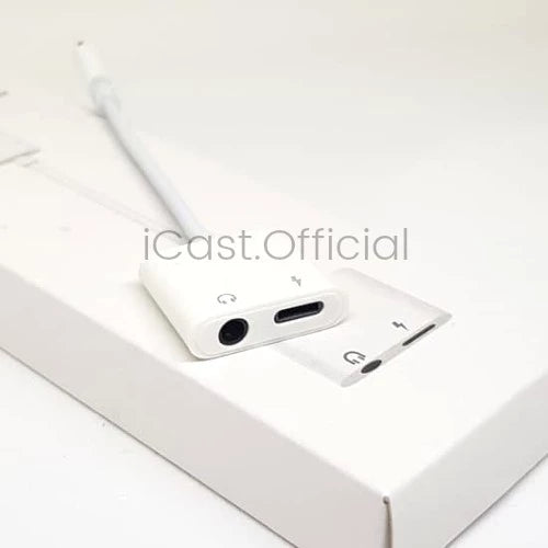 iCast Converter Lightning 2 in 1 – AUX 3.5mm + Charging