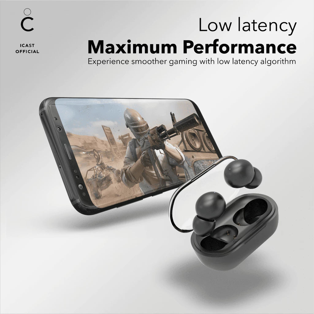 iCast TWS S2 Bluetooth 5.3 True Wireless Earbuds