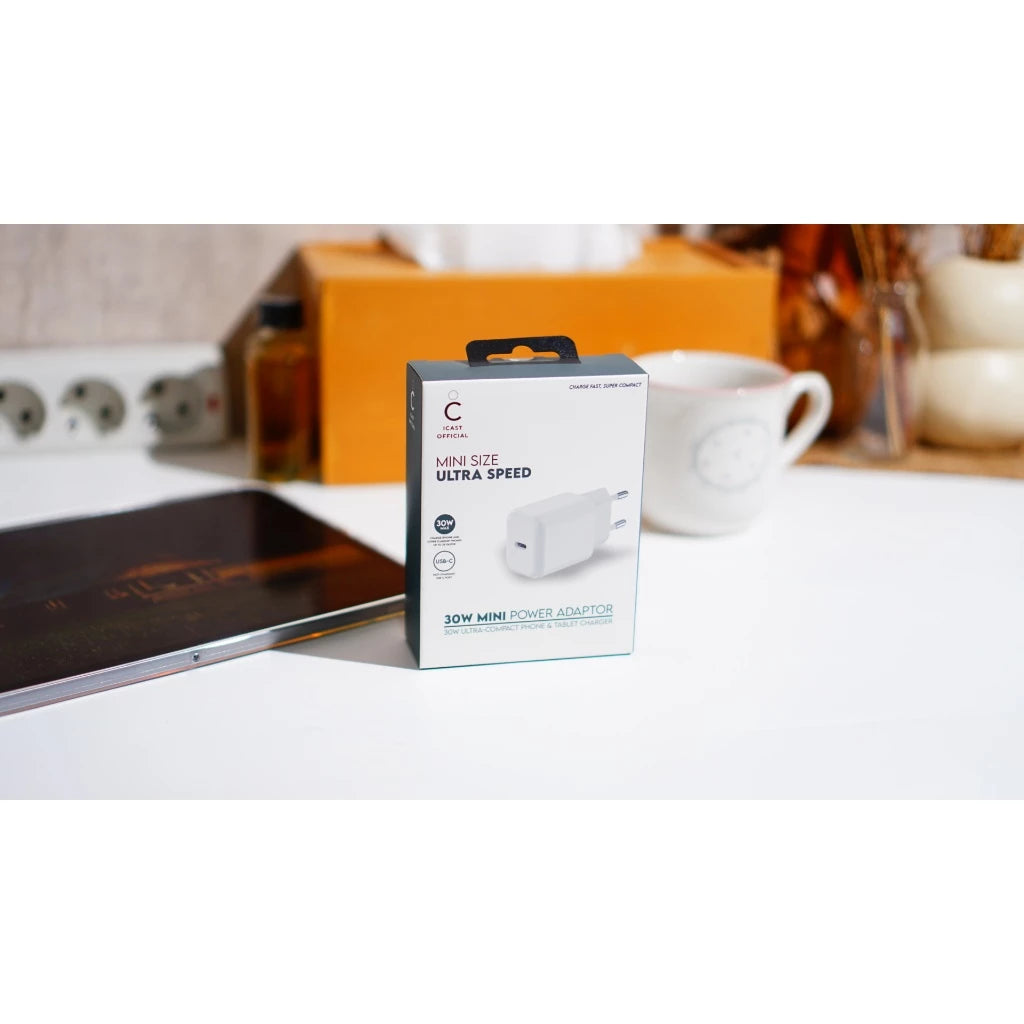 iCast Charger Bundle: Adaptor USB-C 30W + Kabel USB-C 60W