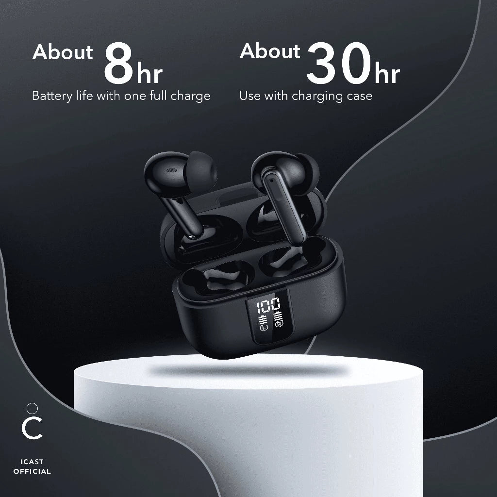 iCast Sync Buds TWS Bluetooth 5.3 ANC ENC