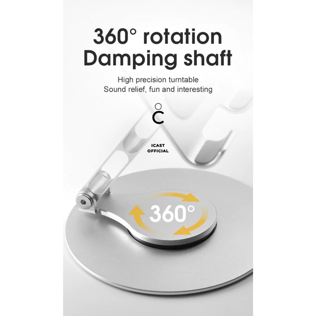 iCast Phone & Tablet Holder 360° Dudukan HP & Tablet Foldable