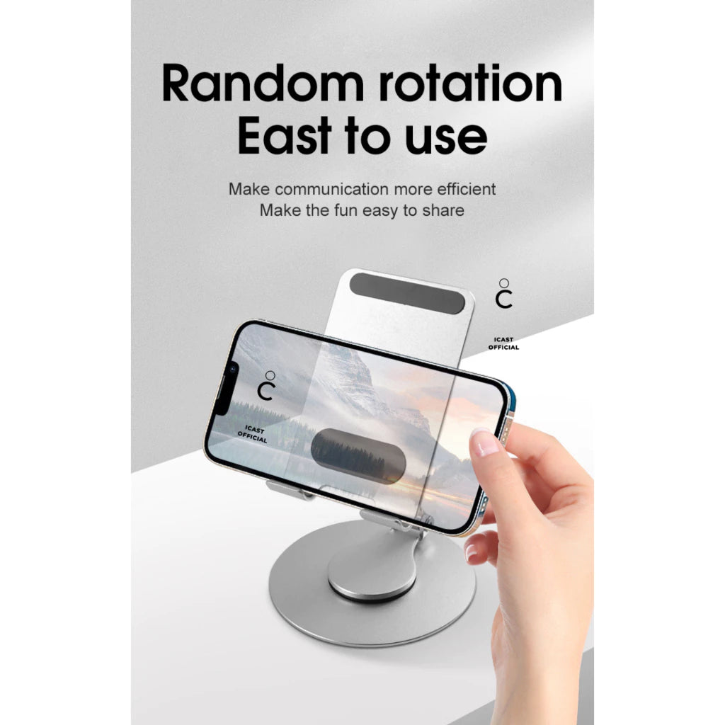 iCast Phone & Tablet Holder 360° Dudukan HP & Tablet Foldable