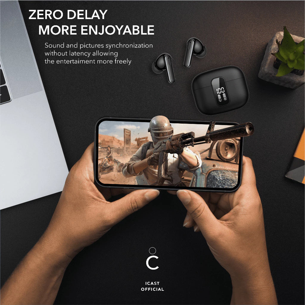 iCast Sync Buds TWS Bluetooth 5.3 ANC ENC