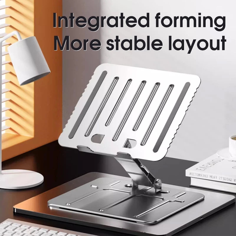 iCast Laptop Stand Aluminium & Steel Dudukan Laptop Foldable