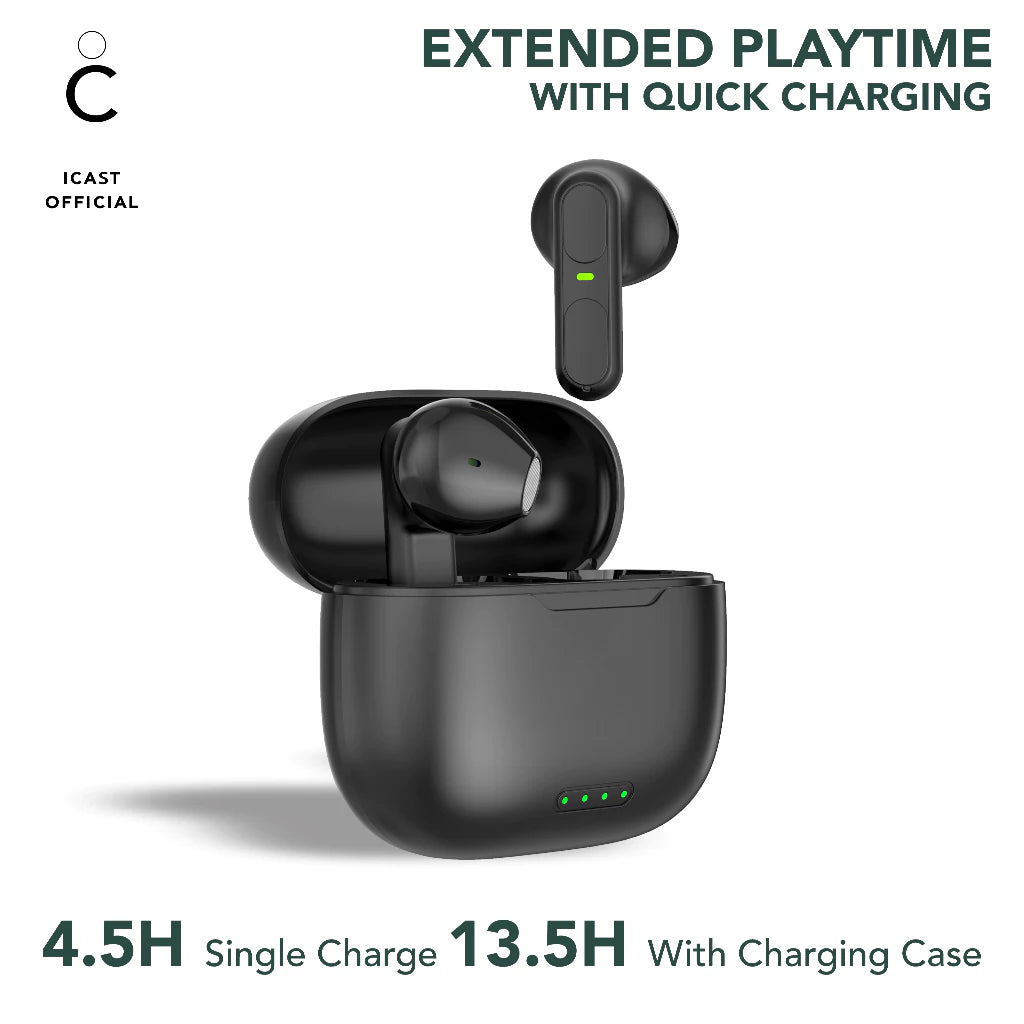 iCast Zen True Wireless Bluetooth Earbuds