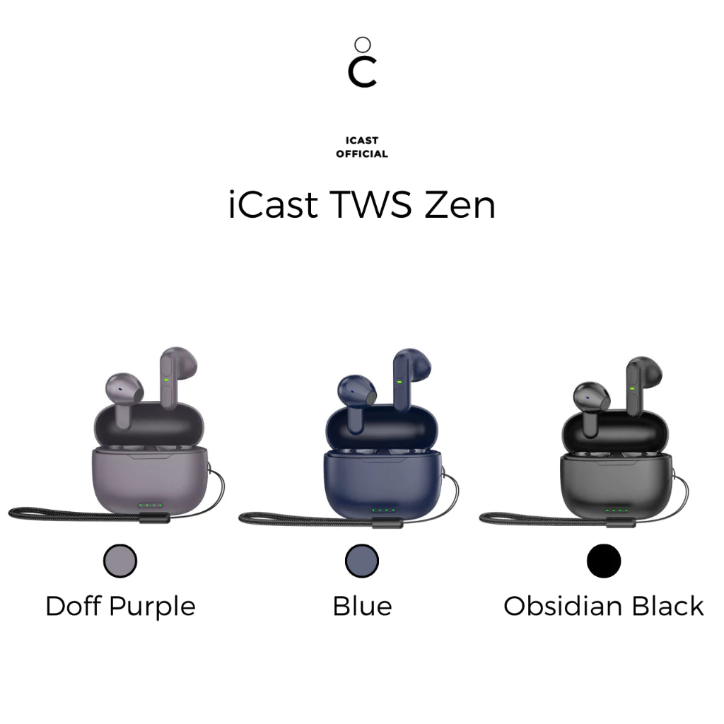 iCast Zen True Wireless Bluetooth Earbuds