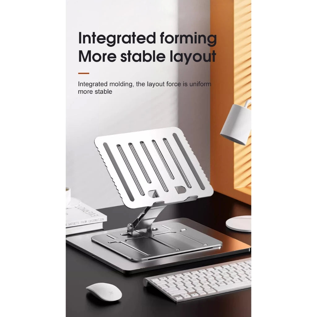 iCast Laptop Stand Aluminium & Steel Dudukan Laptop Foldable