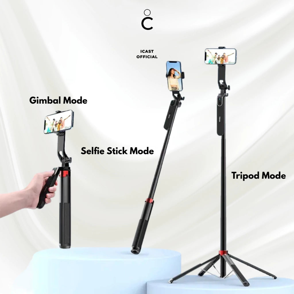 iCast Tripod Bluetooth 4 Kaki Tongsis Premium 180CM + Remote