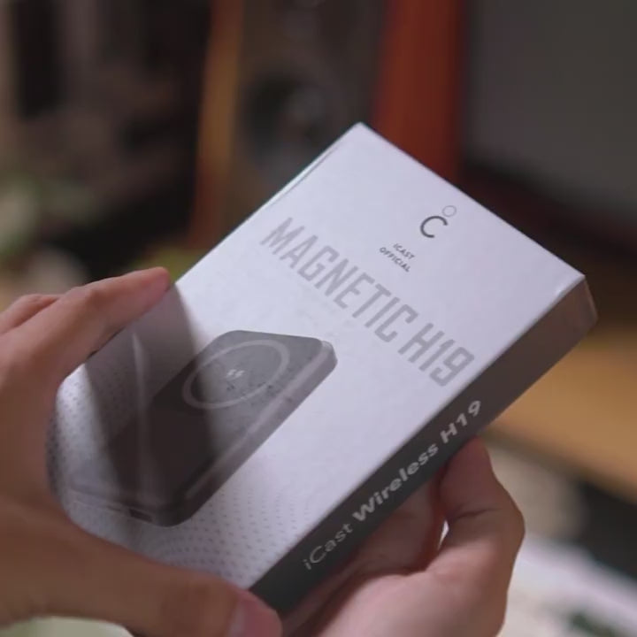 iCast H19 Powerbank Magnet 10000mAh Fast Charging 20W PD Wireless