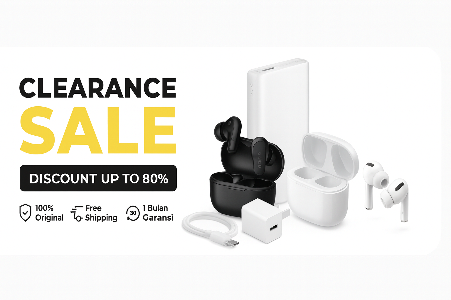 Clearance Sale Discount up to 80%