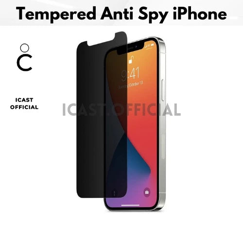 Anti Spy iPhone 7 - 16 Pro Max Tempered Glass iPhone Privacy Screen