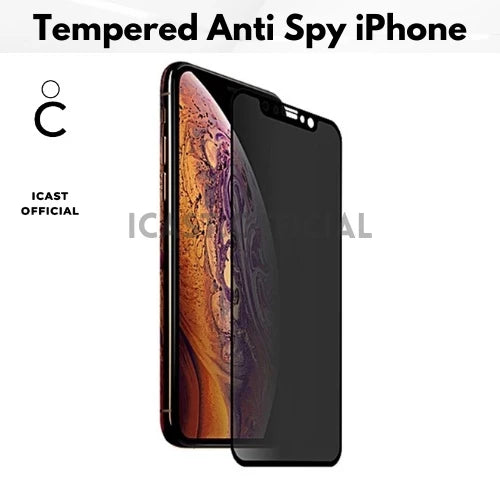 Anti Spy iPhone 7 - 16 Pro Max Tempered Glass iPhone Privacy Screen