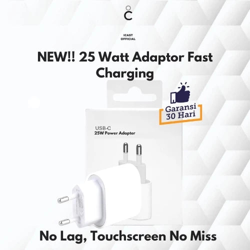 Charger 25W PD Fast Charging USB-C – Adaptor Only