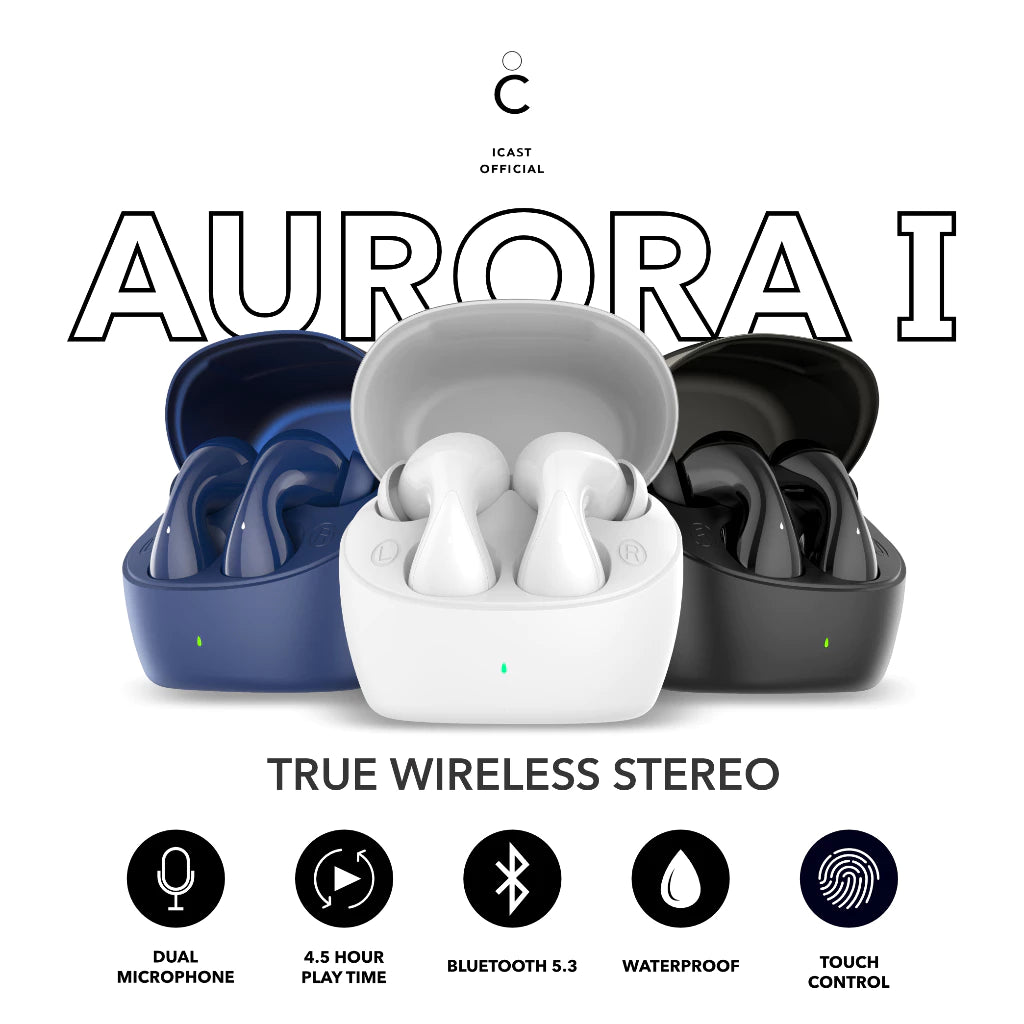 iCast TWS Aurora I True Wireless Bluetooth 5.3