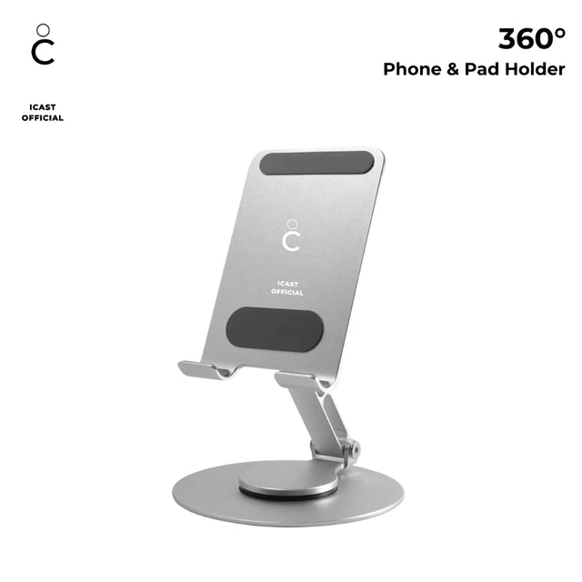 iCast Phone & Tablet Holder 360° Dudukan HP & Tablet Foldable