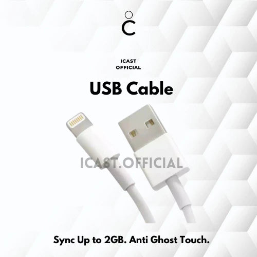 Kabel USB to Lightning by iCast Fast Charging & Data Sync