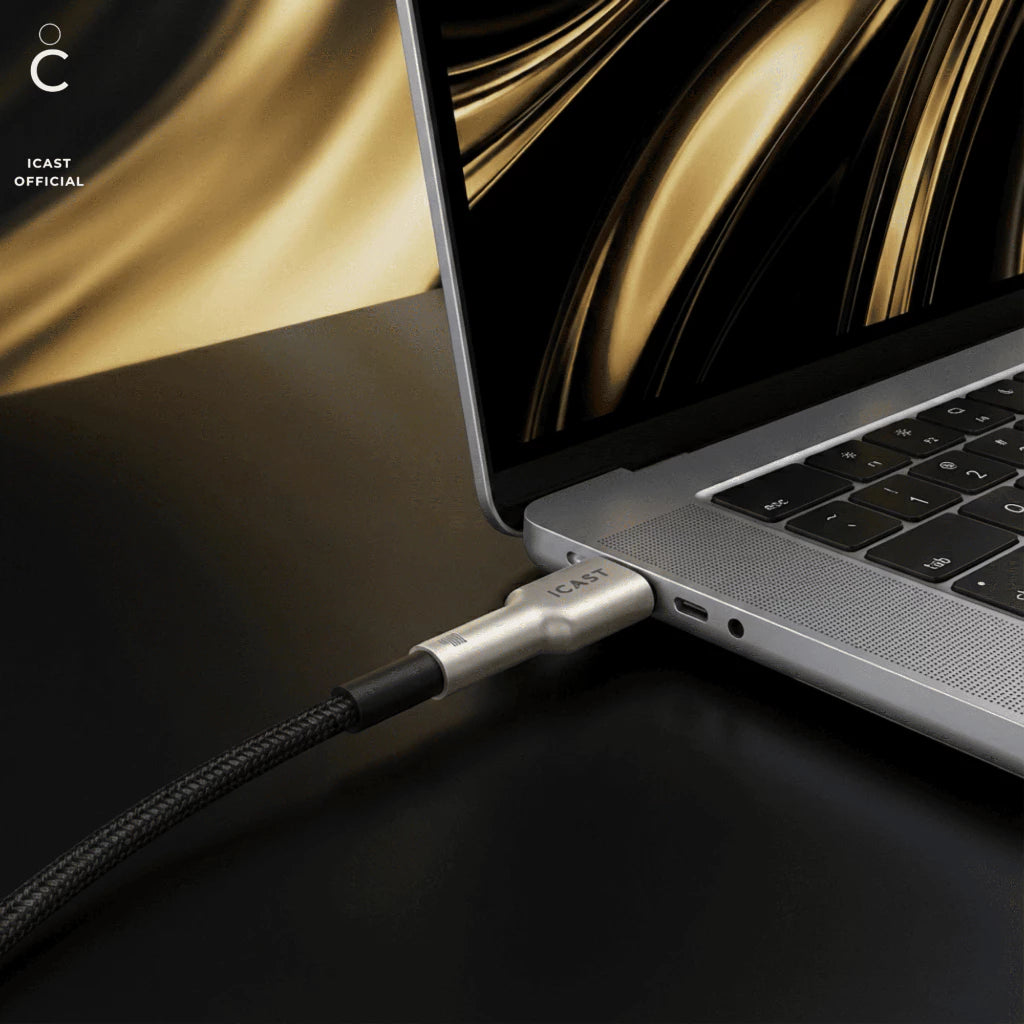 iCast Kabel USB C 100W Super Fast Charging 2.0 Zinc Alloy QC 3.0 Nylon braided